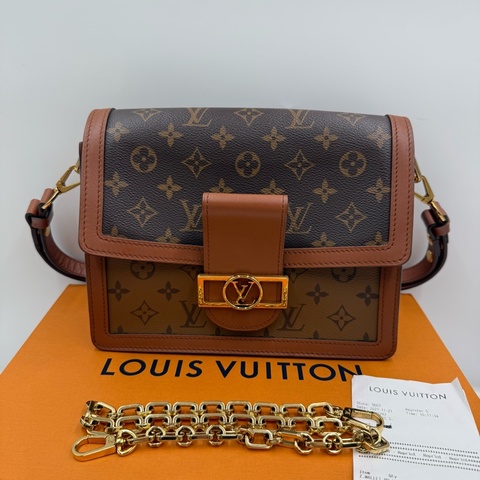 LV 晶片款 達芙妮中號  整體92新