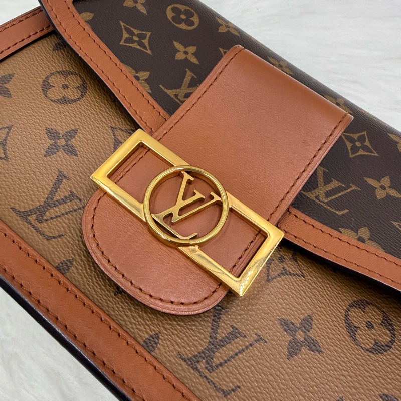 LV 晶片款 達芙妮中號 整體92新-6