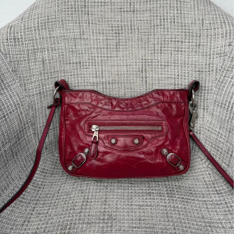 【夏日甜酷❤️全網獨有✨】Balenciaga 巴黎世家 Giant Hip Messenger 單肩｜斜背｜機車包｜迷你包-3