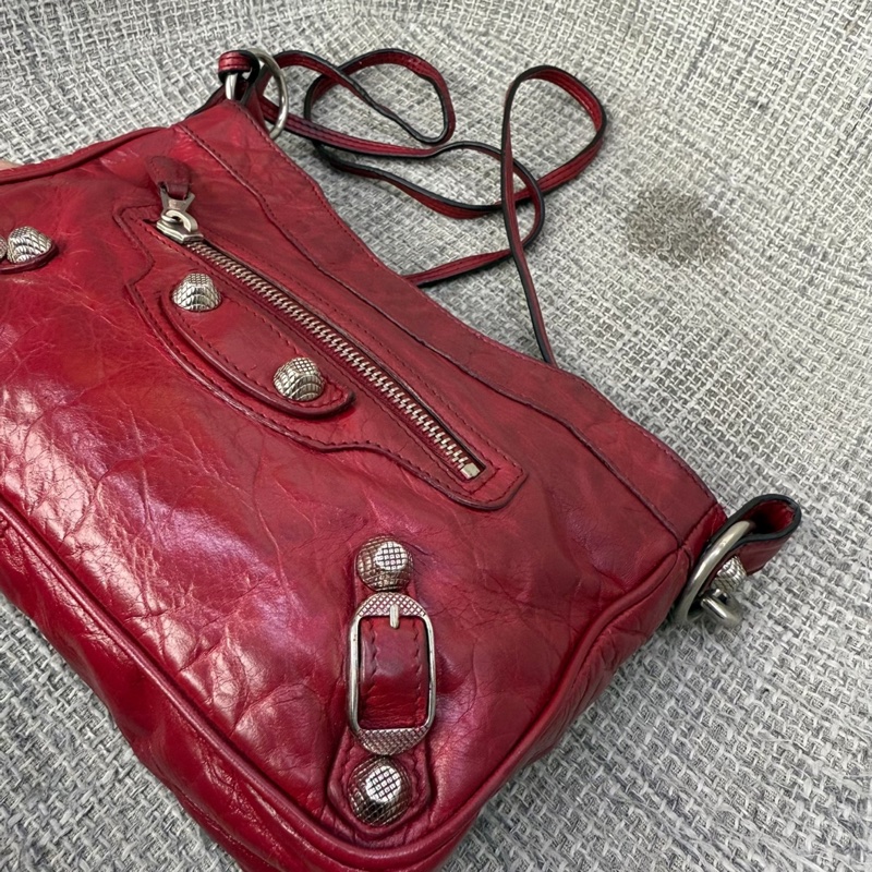 【夏日甜酷❤️全網獨有✨】Balenciaga 巴黎世家 Giant Hip Messenger 單肩｜斜背｜機車包｜迷你包-9