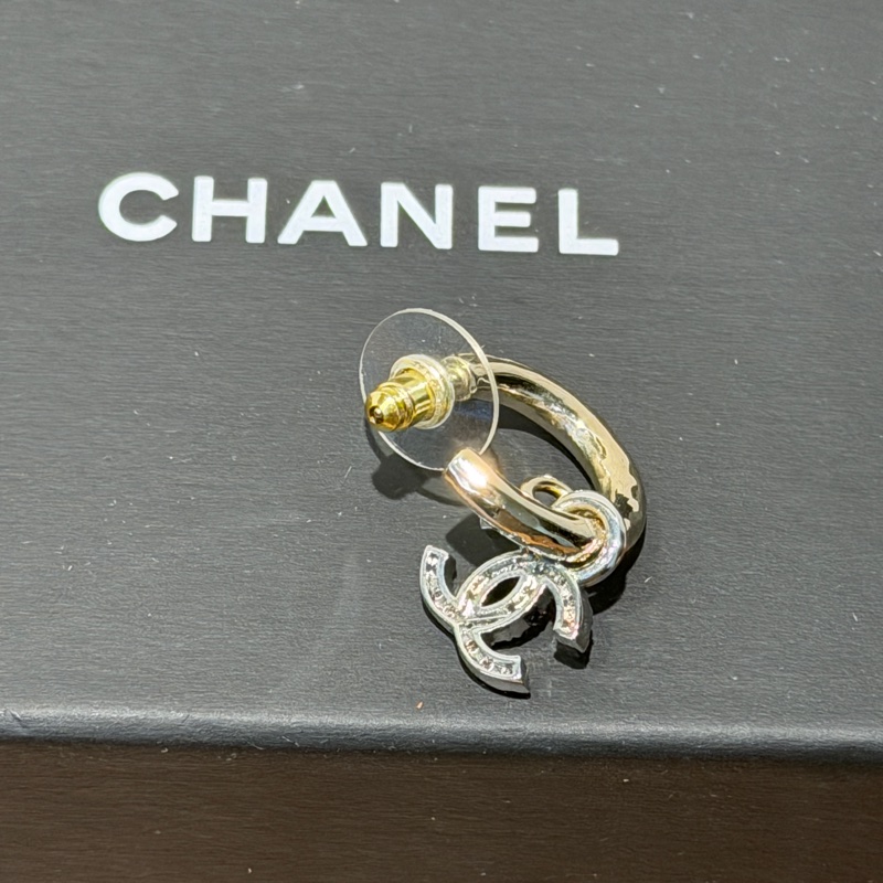 Chanel 垂墜耳環-1