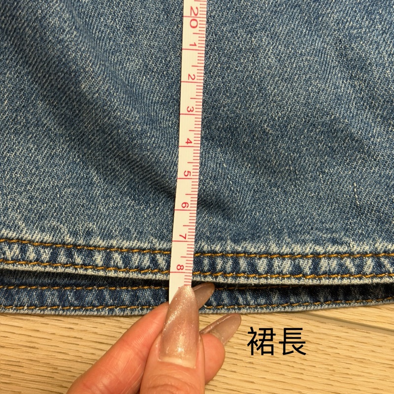 Loewe 牛仔褲裙 S號女生可穿低腰 超美🥰 想要更多實穿圖片請私訊我-10