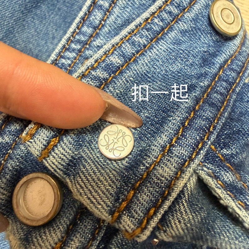 Loewe 牛仔褲裙 S號女生可穿低腰 超美🥰 想要更多實穿圖片請私訊我-16