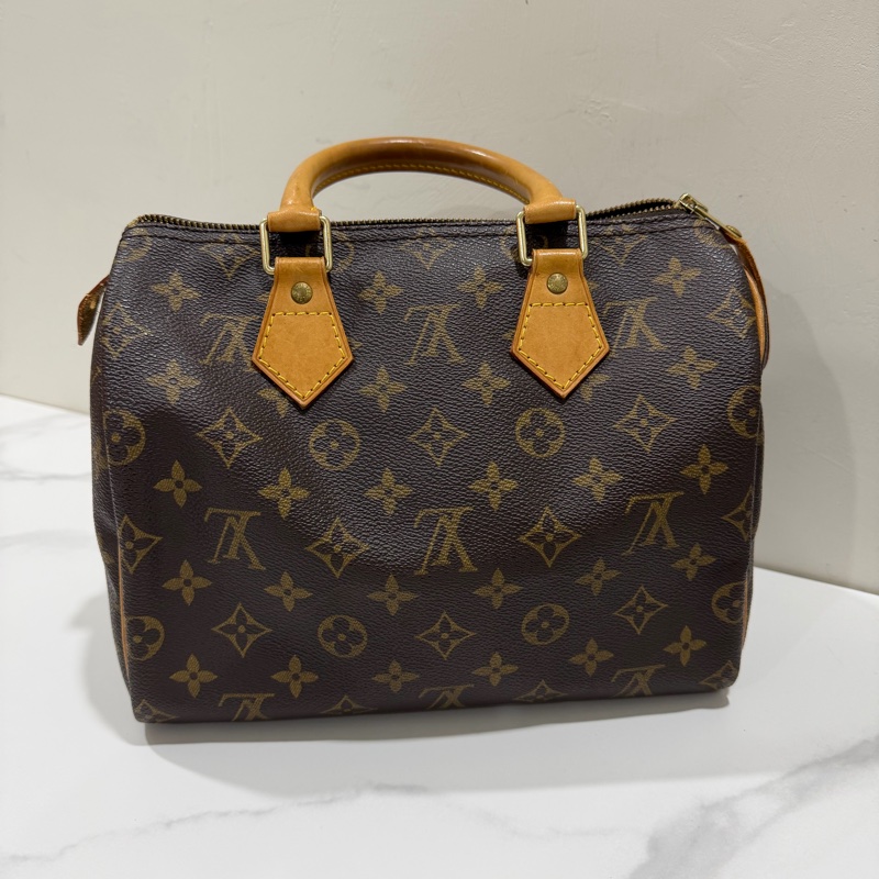 LV Speedy 25 經典老花手提包-1
