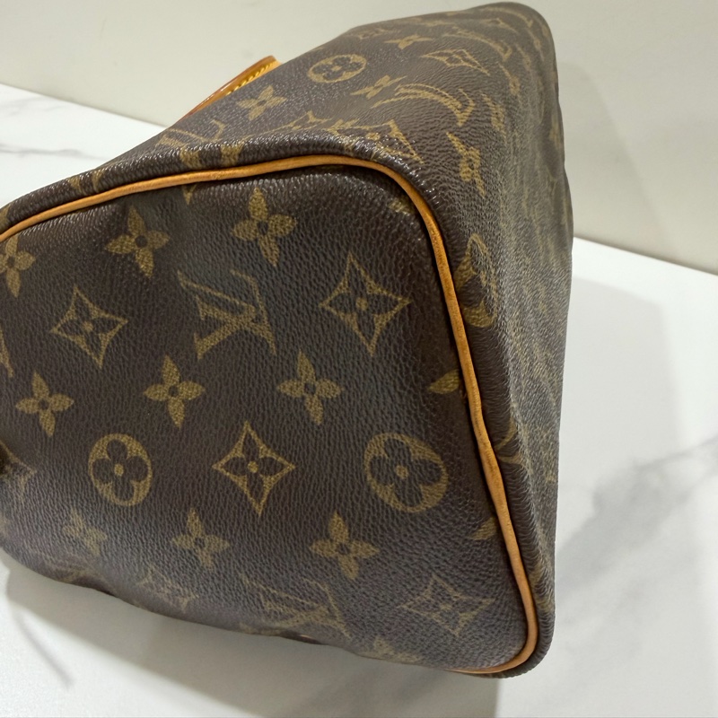 LV Speedy 25 經典老花手提包-7