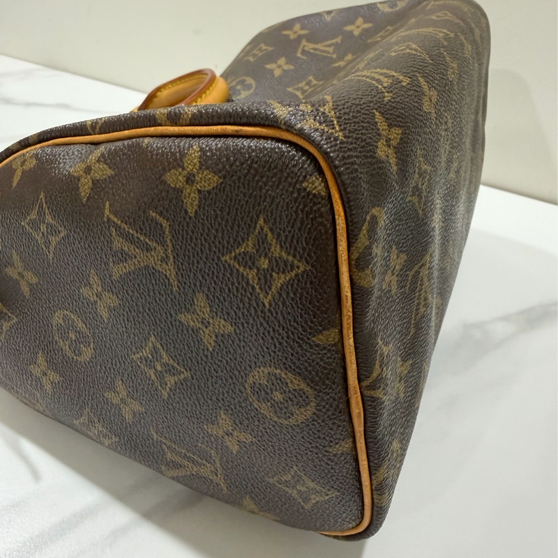 LV Speedy 25 經典老花手提包-9