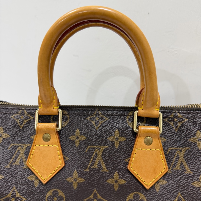 LV Speedy 25 經典老花手提包-13