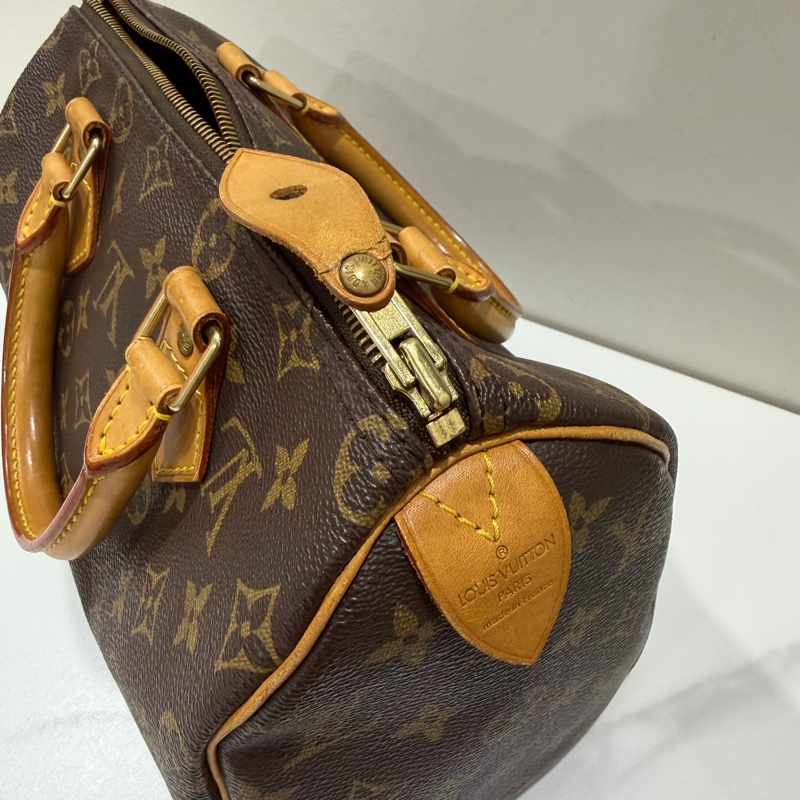 LV Speedy 25 經典老花手提包-16