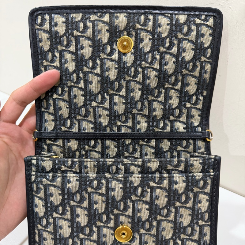 Dior Montaigne 緹花鏈條斜背包-8