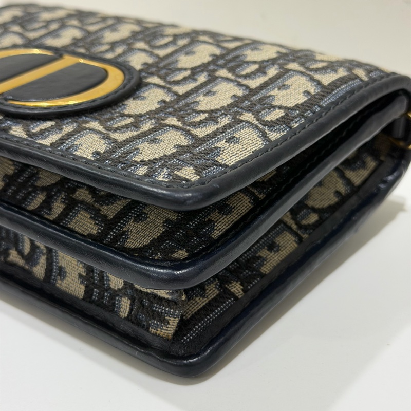 Dior Montaigne 緹花鏈條斜背包-14