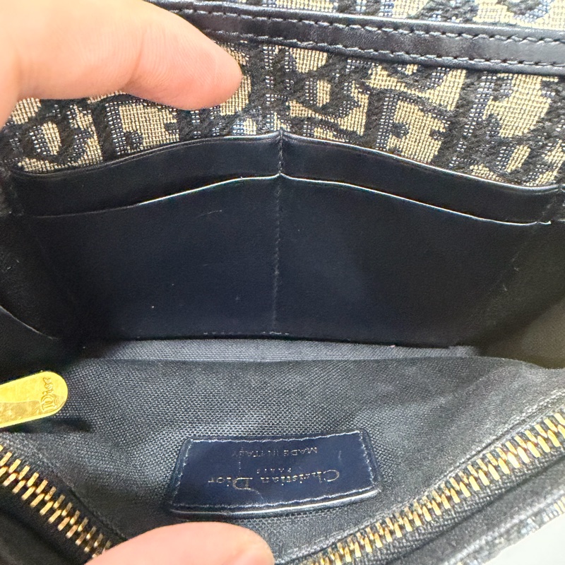 Dior Montaigne 緹花鏈條斜背包-20