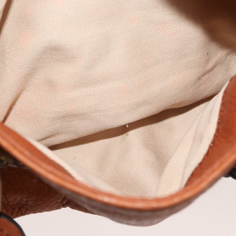 【日本直送】Chloe Paddington 手提包,棕色、金色、銀色皮革,正品 YKZ294M-26