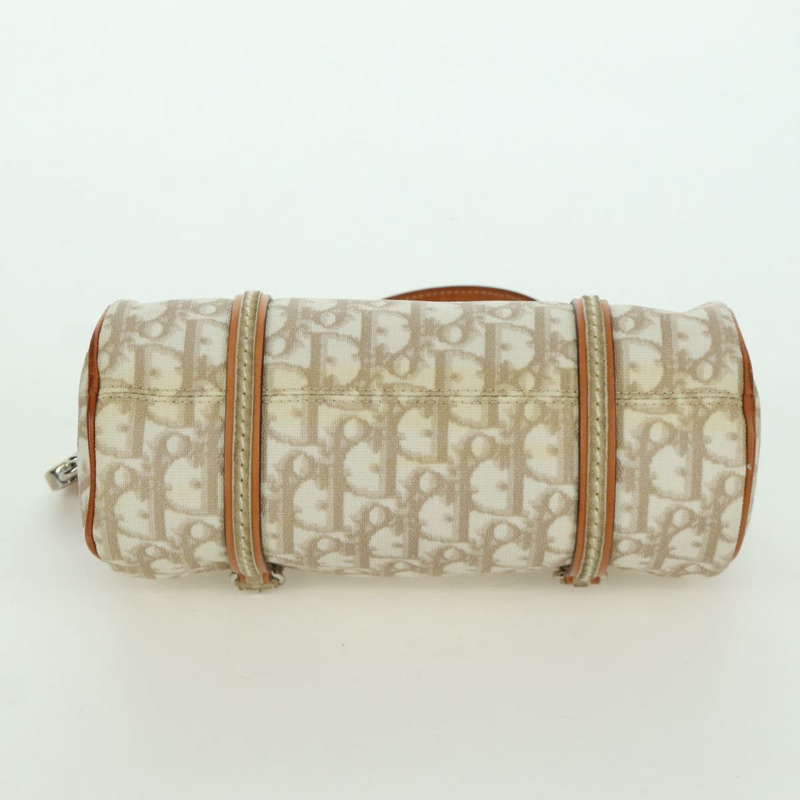 【日本直送】Christian Dior Trotter帆布浪漫手提包 PVC米色銀色 正品 YKZ720SAM-4