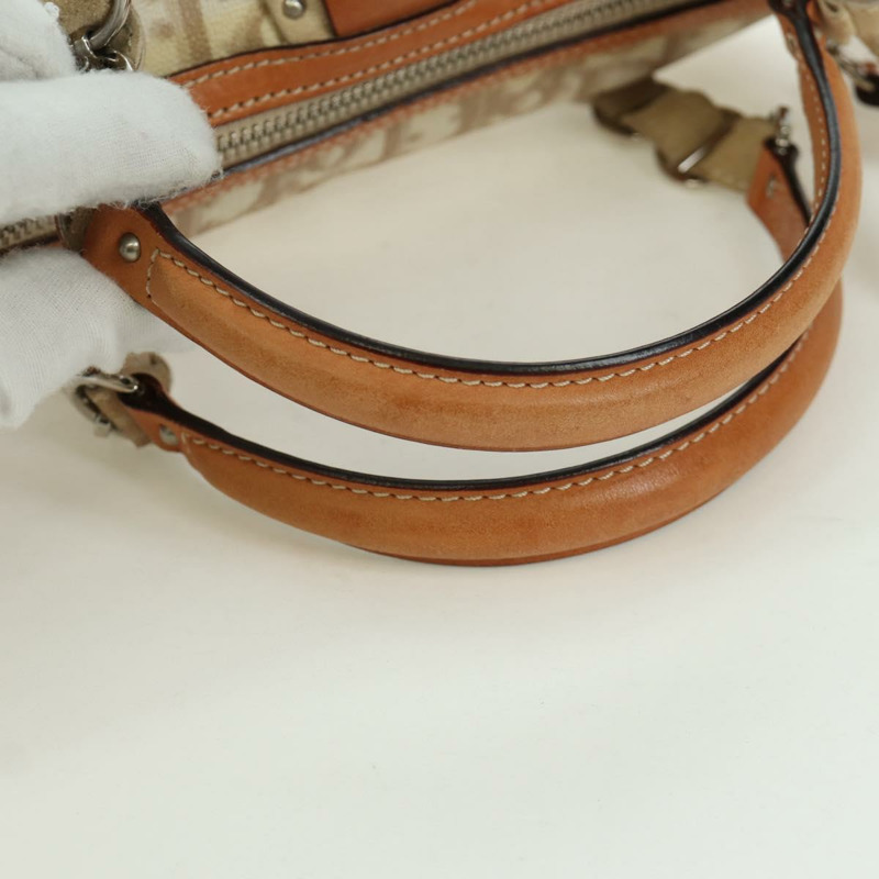 【日本直送】Christian Dior Trotter帆布浪漫手提包 PVC米色銀色 正品 YKZ720SAM-6