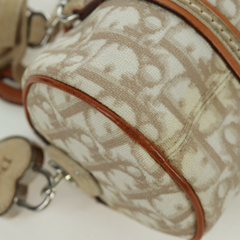 【日本直送】Christian Dior Trotter帆布浪漫手提包 PVC米色銀色 正品 YKZ720SAM-13