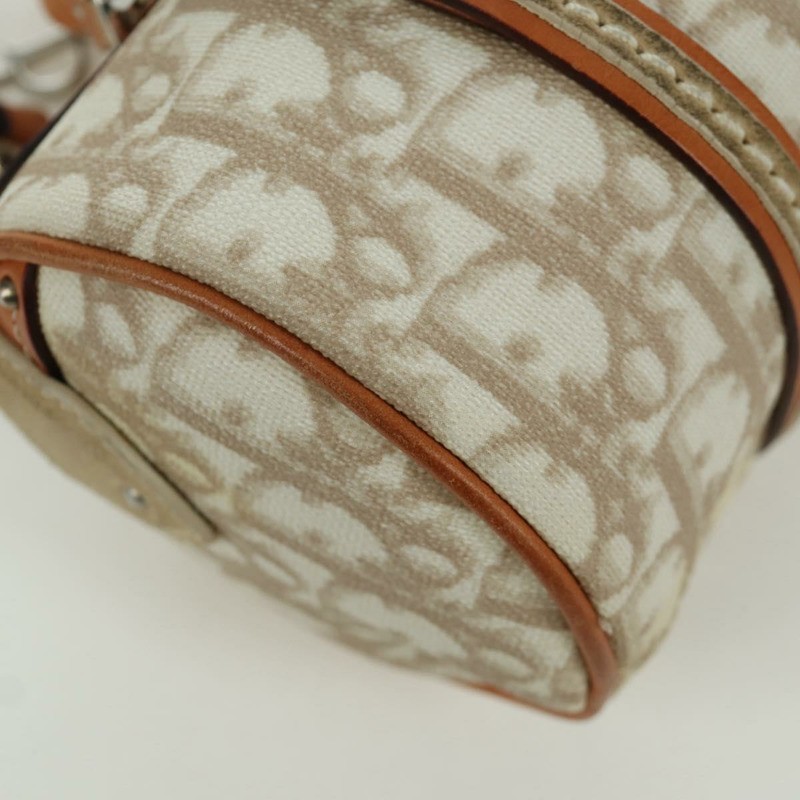 【日本直送】Christian Dior Trotter帆布浪漫手提包 PVC米色銀色 正品 YKZ720SAM-15