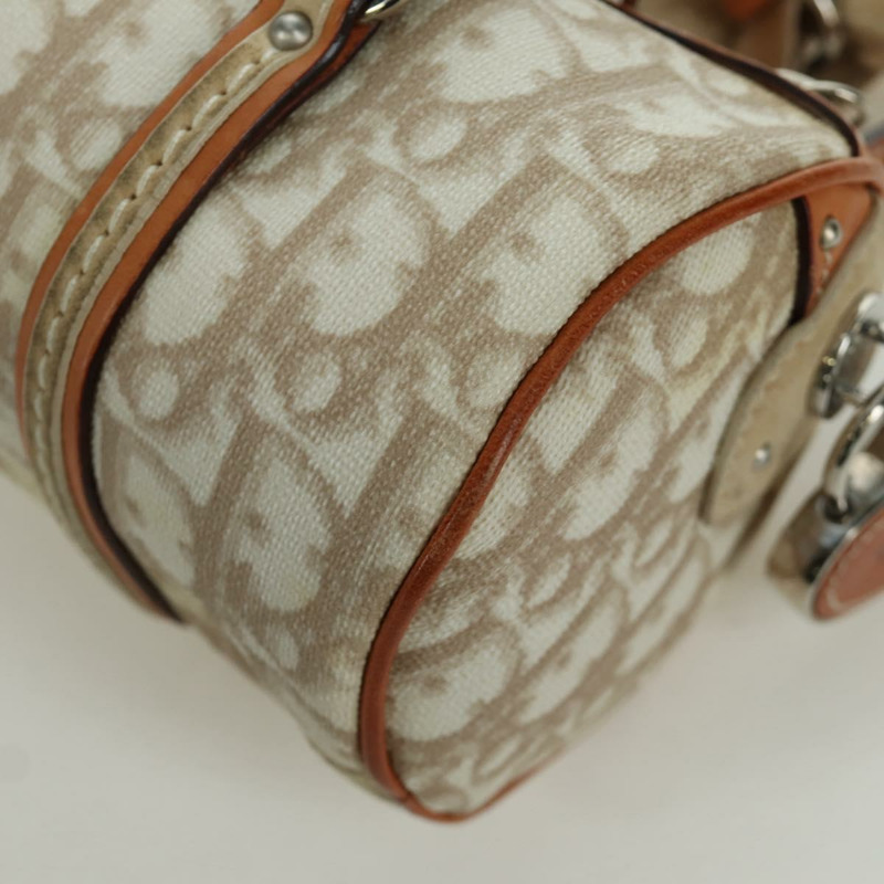 【日本直送】Christian Dior Trotter帆布浪漫手提包 PVC米色銀色 正品 YKZ720SAM-16