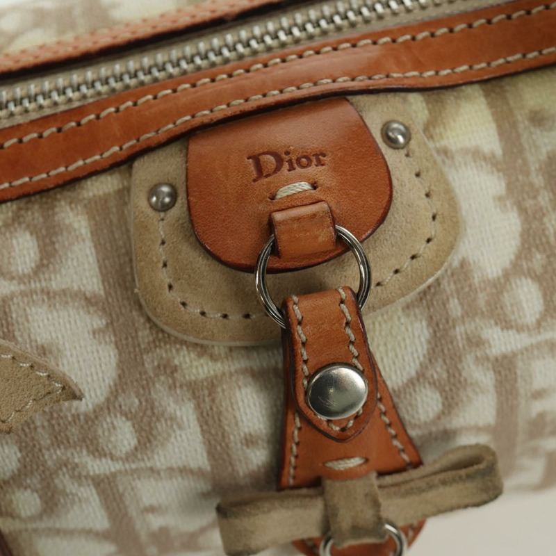 【日本直送】Christian Dior Trotter帆布浪漫手提包 PVC米色銀色 正品 YKZ720SAM-18