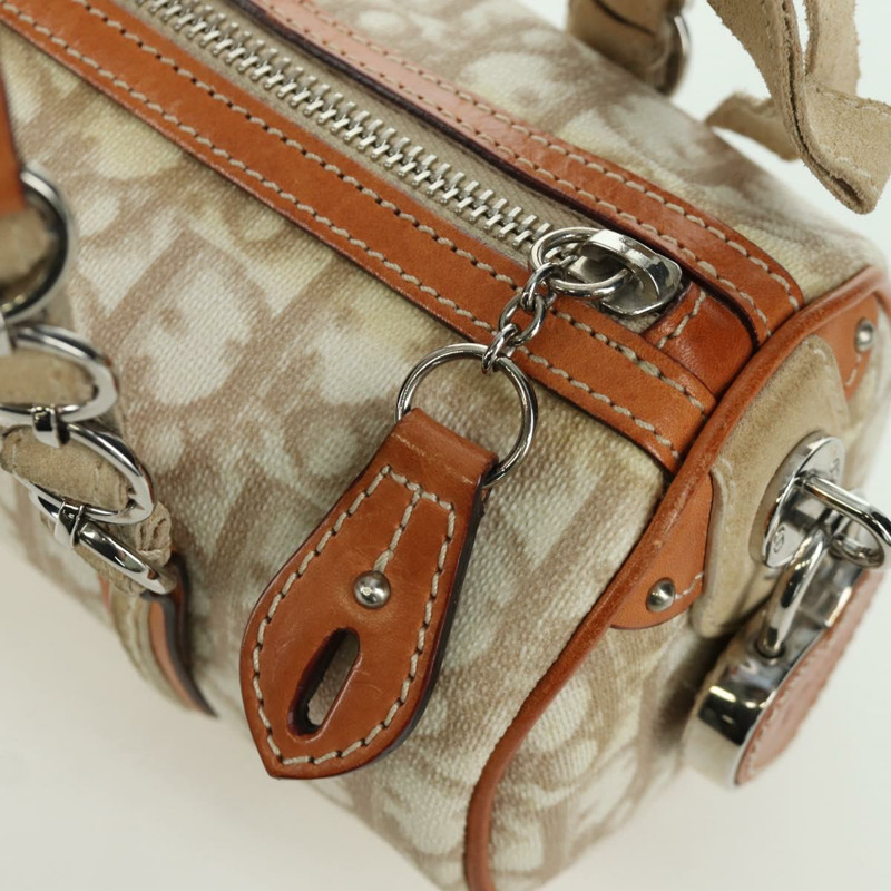 【日本直送】Christian Dior Trotter帆布浪漫手提包 PVC米色銀色 正品 YKZ720SAM-20