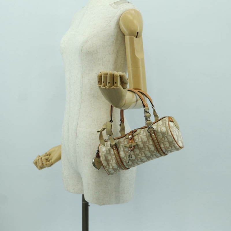 【日本直送】Christian Dior Trotter帆布浪漫手提包 PVC米色銀色 正品 YKZ720SAM-26