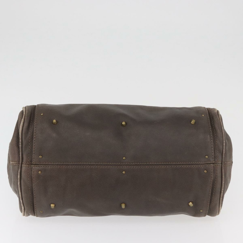 【日本直送】Chloe Paddington 手提包 皮革 灰色 金 銀色 正品 am11149A-4