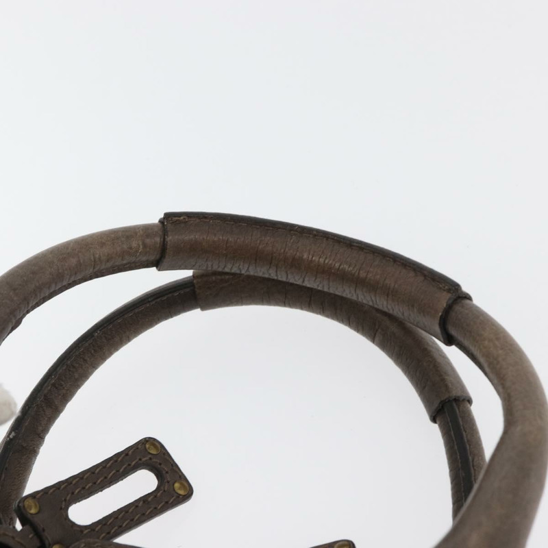 【日本直送】Chloe Paddington 手提包 皮革 灰色 金 銀色 正品 am11149A-7