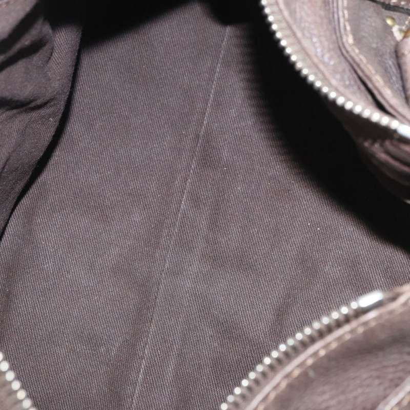 【日本直送】Chloe Paddington 手提包 皮革 灰色 金 銀色 正品 am11149A-10