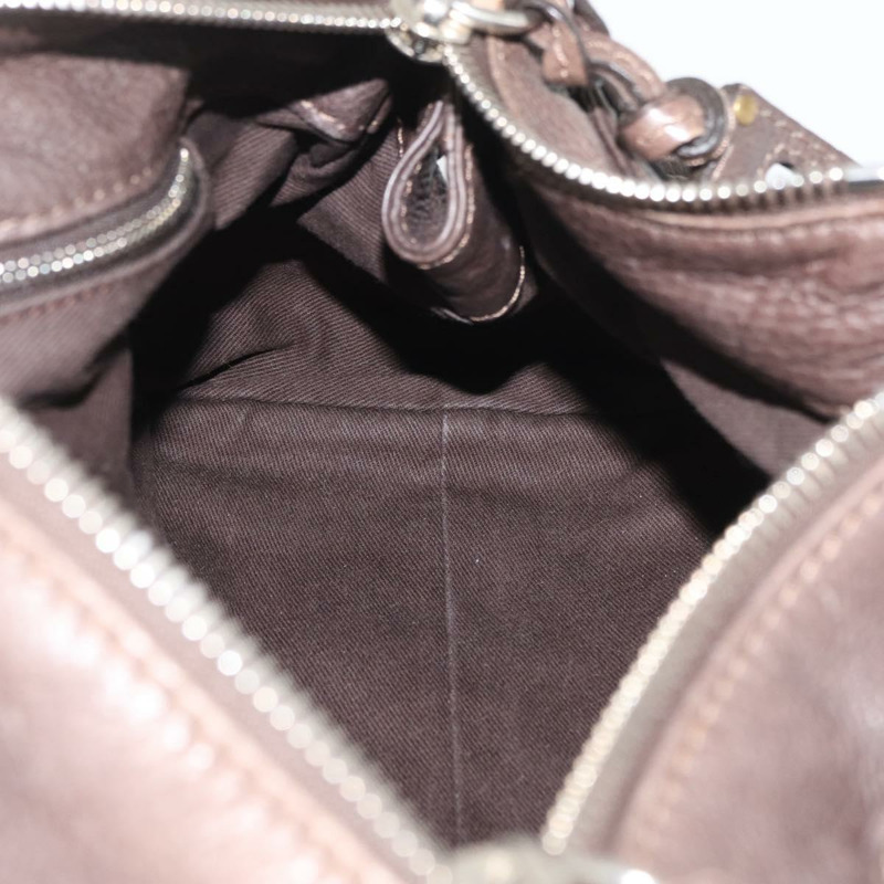 【日本直送】Chloe Paddington 手提包 皮革 灰色 金 銀色 正品 am11149A-21