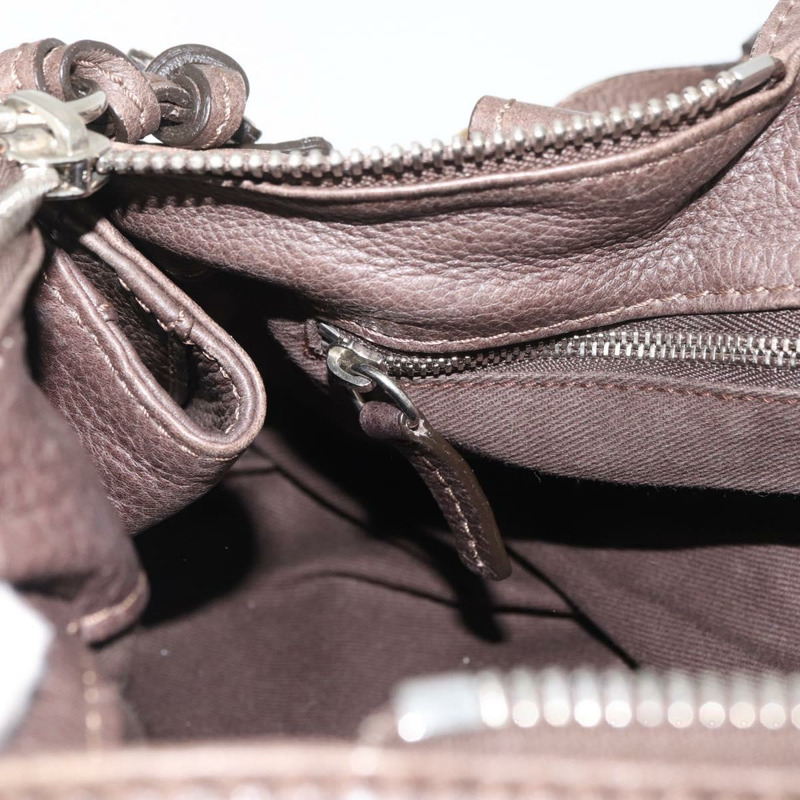 【日本直送】Chloe Paddington 手提包 皮革 灰色 金 銀色 正品 am11149A-23