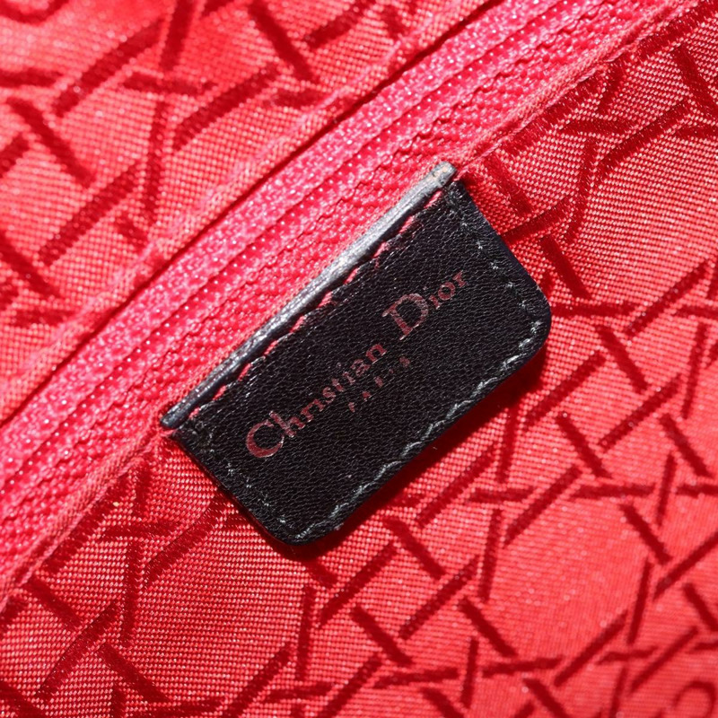 【日本直送】Christian Dior Canage 手袋,羊皮材質,黑色銀色,正品 YKZ203SAV-17