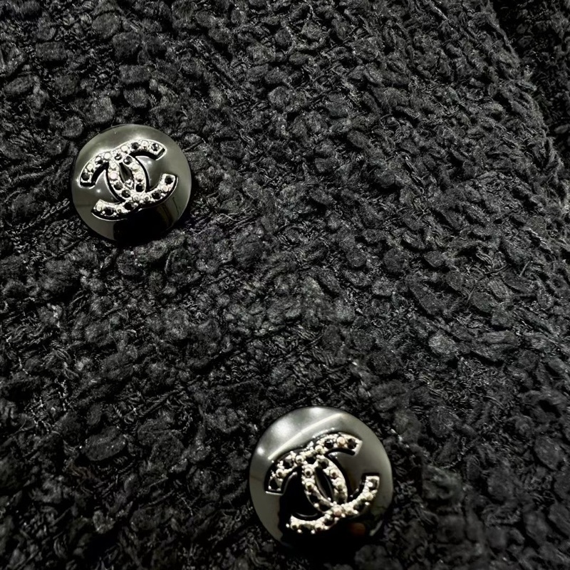 ⭐️ Chanel Top 上衣外套 ⭐️ Chanel 春夏系列薄款粗花呢上衣外套,F36,前后两穿,高腰短款-4