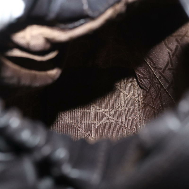 【日本直送】Christian Dior Maris Pearl 手提包,深棕色真皮,正品 BAZ076A-17