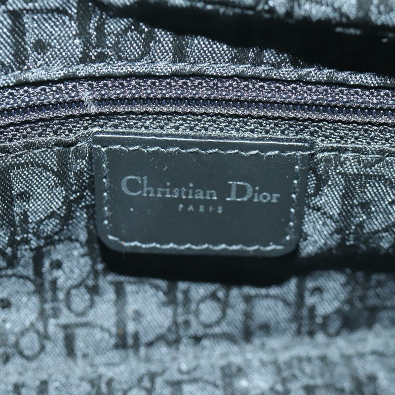 【日本直送】Christian Dior Canage 迷你手提包,白色銀色真皮,正品 BAZ240SAV-17