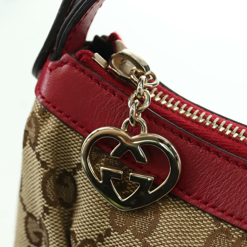 【日本直送】GUCCI GG帆布配件包 米色金色 245938 正品 BAZ115M-8