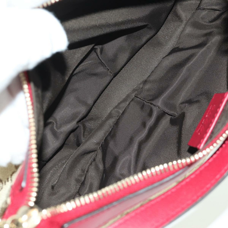 【日本直送】GUCCI GG帆布配件包 米色金色 245938 正品 BAZ115M-9
