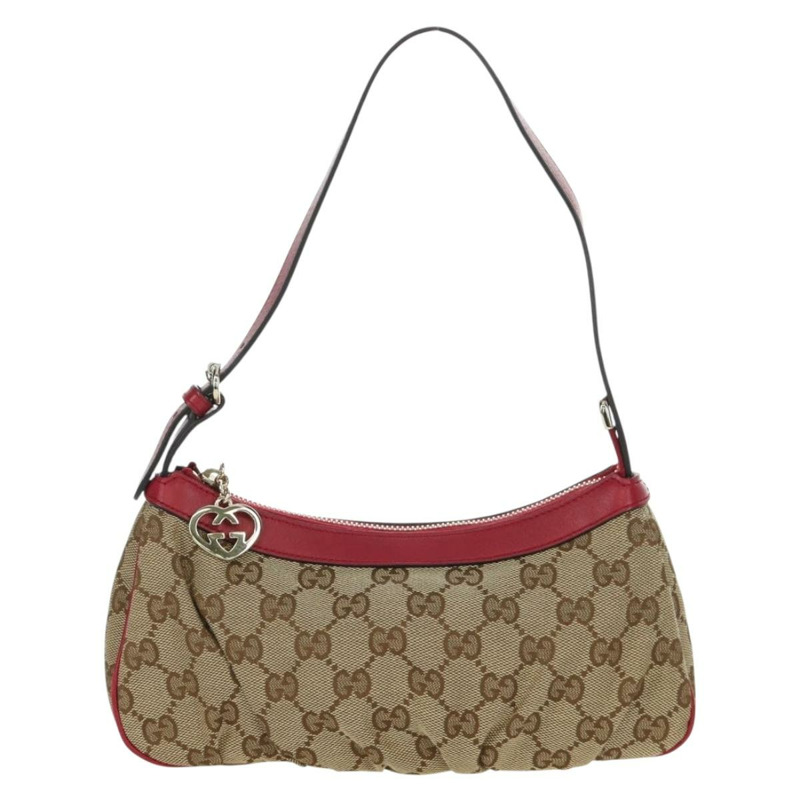 【日本直送】GUCCI GG帆布配件包 米色金色 245938 正品 BAZ115M-12