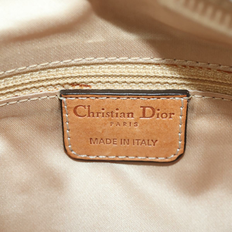 【日本直送】Christian Dior Romantic Trotter帆布手提包 PVC棕色銀色 正品 170563V-20