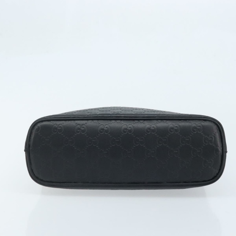 【日本直送】GUCCI GG帆布 Guccissima 單肩包 皮革 黑色 銀色 253336 正品 mr2199A-4