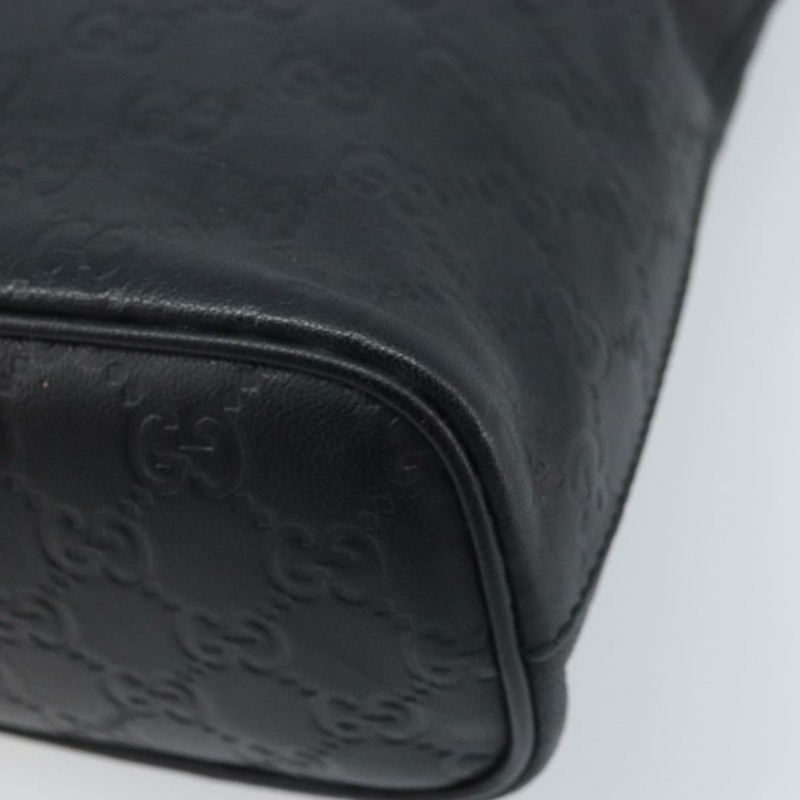 【日本直送】GUCCI GG帆布 Guccissima 單肩包 皮革 黑色 銀色 253336 正品 mr2199A-7