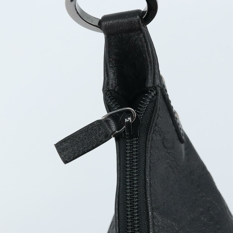 【日本直送】GUCCI GG帆布 Guccissima 單肩包 皮革 黑色 銀色 253336 正品 mr2199A-8