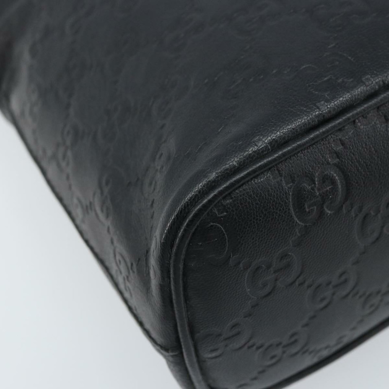 【日本直送】GUCCI GG帆布 Guccissima 單肩包 皮革 黑色 銀色 253336 正品 mr2199A-14