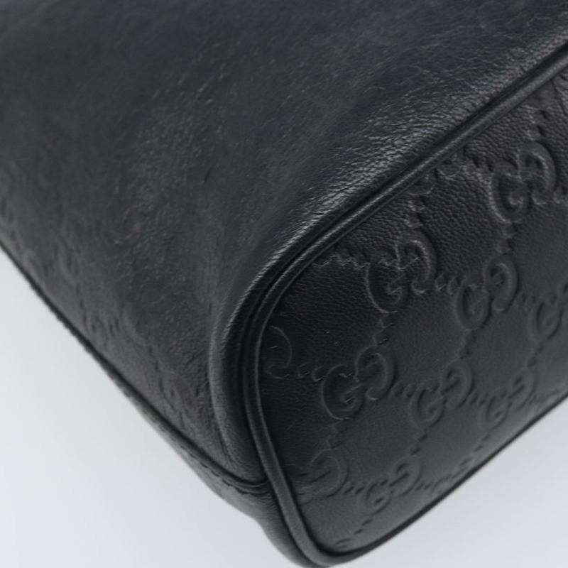 【日本直送】GUCCI GG帆布 Guccissima 單肩包 皮革 黑色 銀色 253336 正品 mr2199A-16