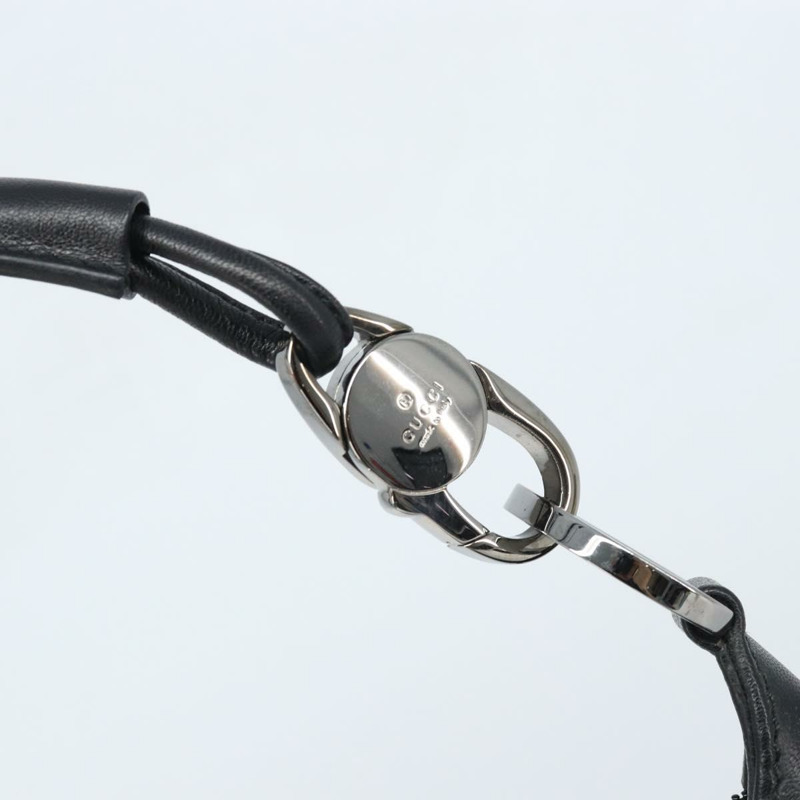 【日本直送】GUCCI GG帆布 Guccissima 單肩包 皮革 黑色 銀色 253336 正品 mr2199A-17