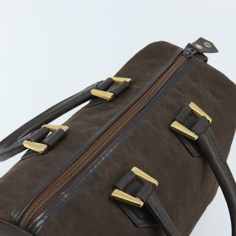 【日本直送】Christian Dior Trotter帆布手提包 棕色金色 正品 mr2225A-5
