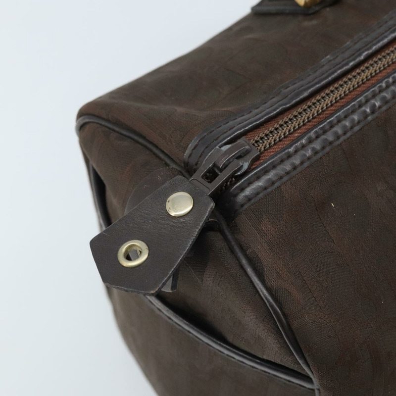 【日本直送】Christian Dior Trotter帆布手提包 棕色金色 正品 mr2225A-9