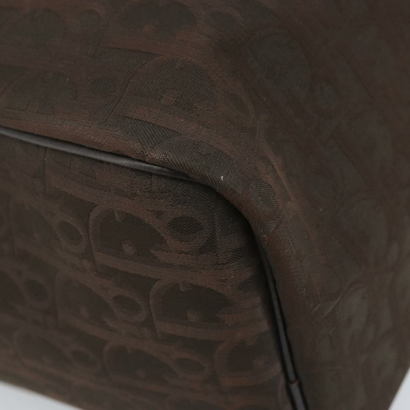 【日本直送】Christian Dior Trotter帆布手提包 棕色金色 正品 mr2225A-13