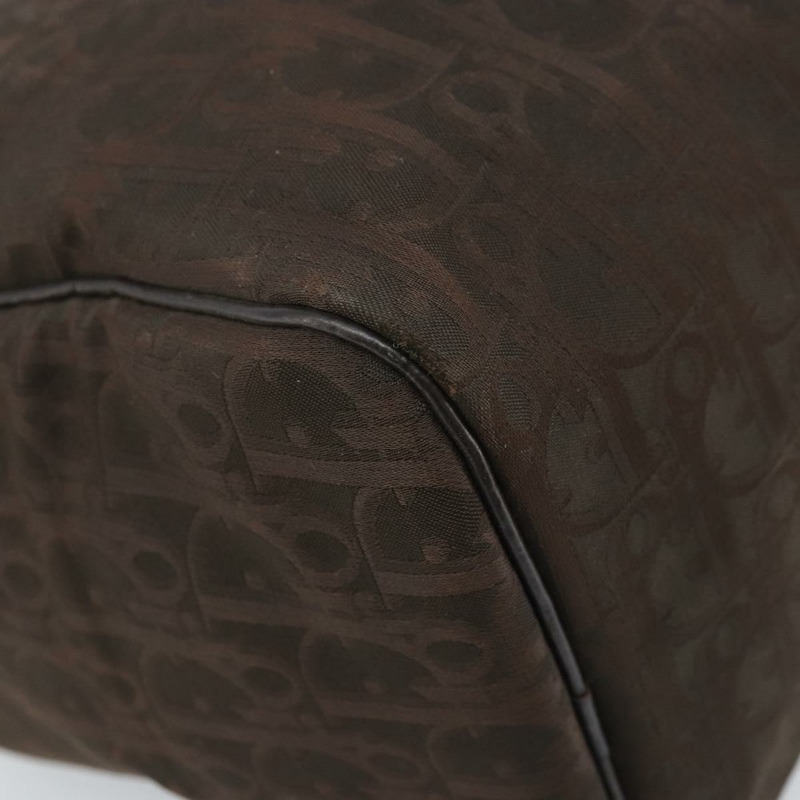 【日本直送】Christian Dior Trotter帆布手提包 棕色金色 正品 mr2225A-15