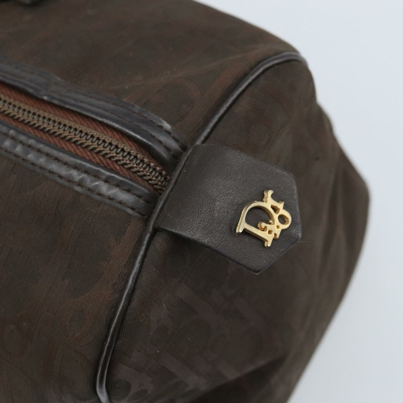 【日本直送】Christian Dior Trotter帆布手提包 棕色金色 正品 mr2225A-16