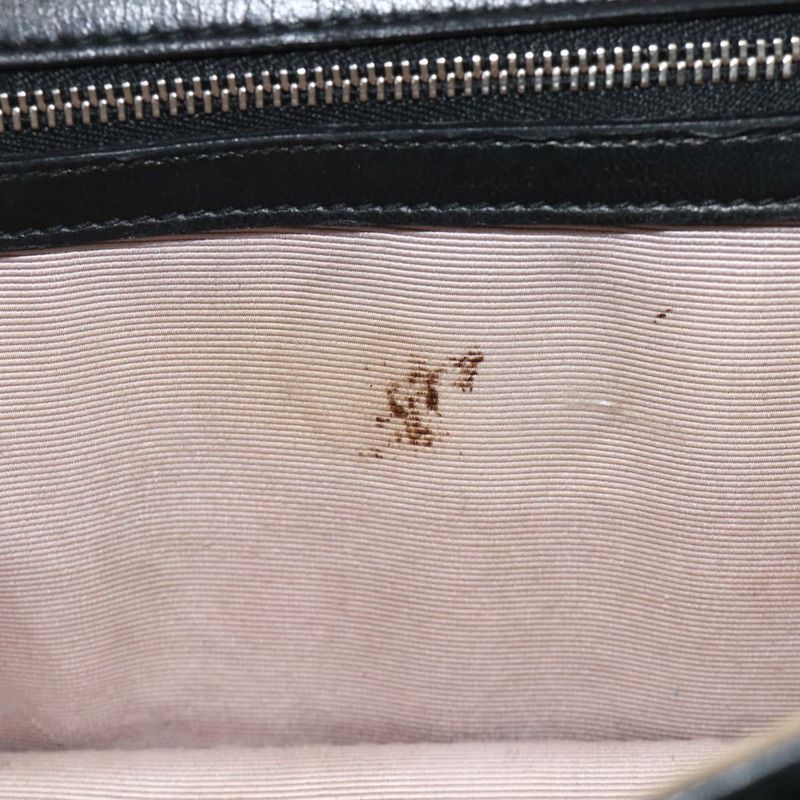 【日本直送】Christian Dior 鏈條 Diorama 肩背包 皮革 黑色 銀色 正品 ka3476A-9