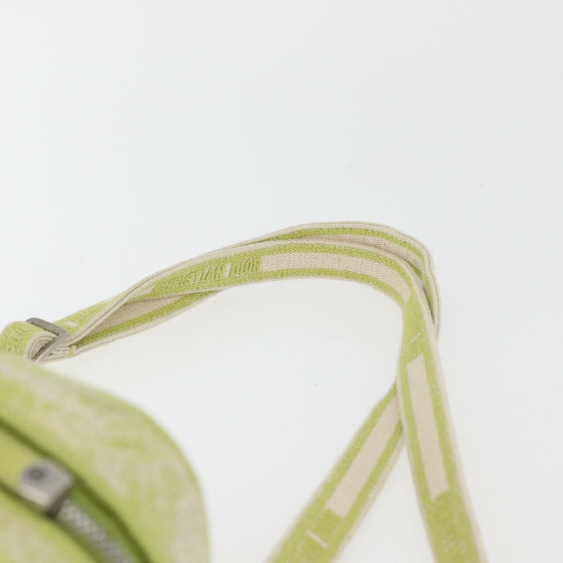 【日本直送】Christian Dior Toile d'Eau Vanity Bag Jacquard 2way Green Silver Auth ka3505M-13